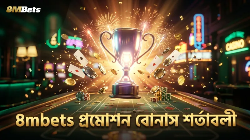 8mbets প্রমোশনের বিভিন্ন বোনাস অফার ও শর্ত সংক্ষেপে