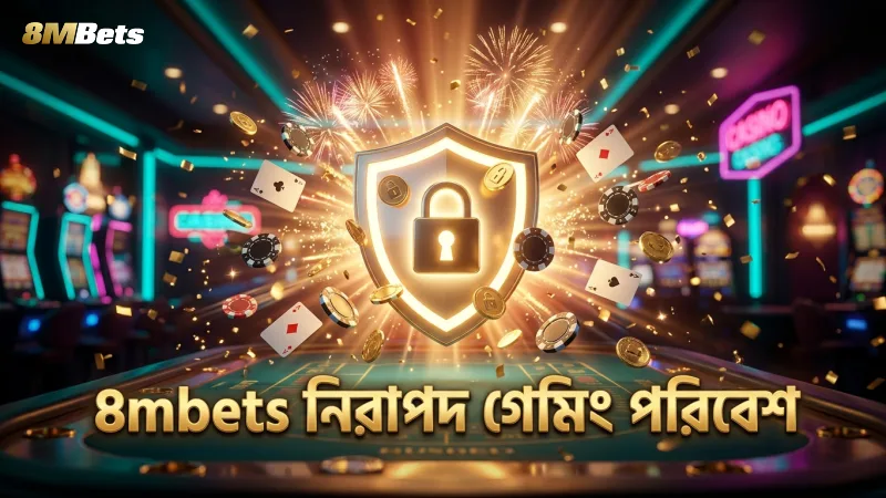 8mbets প্ল্যাটফর্মে নিরাপদ ও বিশ্বাসযোগ্য গেমিং পরিবেশ।