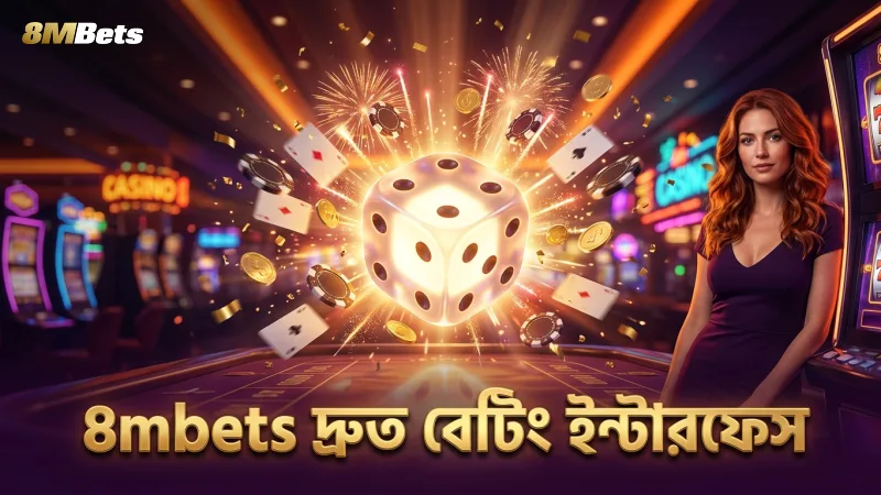 মোবাইল থেকে দ্রুত ও সঠিক বেটিং সম্পন্ন করার জন্য 8mbets এর সহজ ইন্টারফেস।