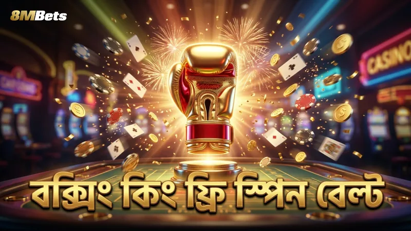 বক্সিং কিং থিমের গ্রাফিক্স ও ফ্রি স্পিন বেল্ট স্ক্যাটার গুরুত্বপূর্ণ।