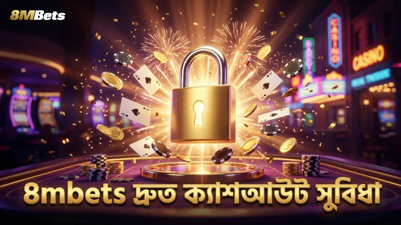 8mbets প্ল্যাটফর্মে দ্রুত ও নিরাপদ ক্যাশআউট সুবিধা