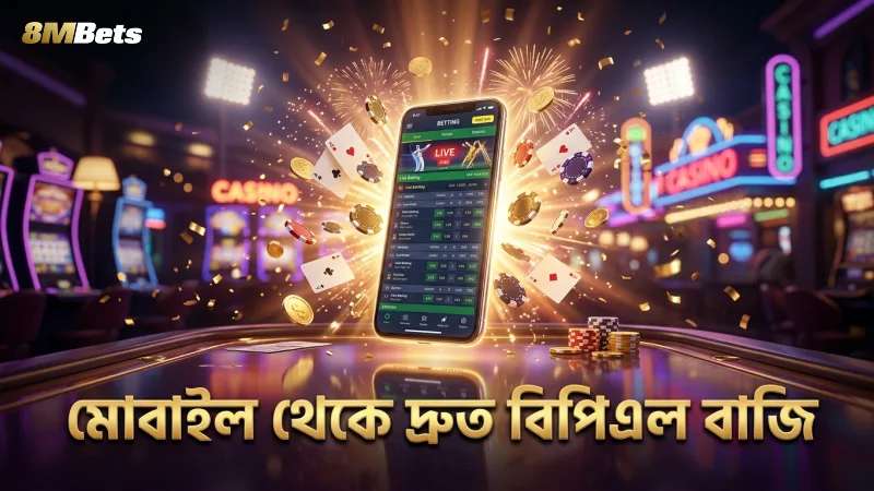 মোবাইল থেকে সহজে এবং দ্রুত বিপিএল লাইভ বেটিং করা যায়