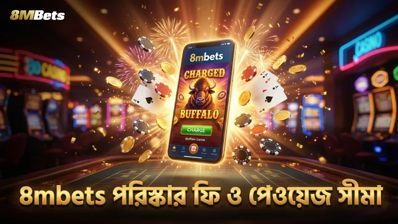 8mbets প্ল্যাটফর্মে পেওয়েজ সীমাবদ্ধতা ও ফি স্বচ্ছভাবে প্রদর্শিত