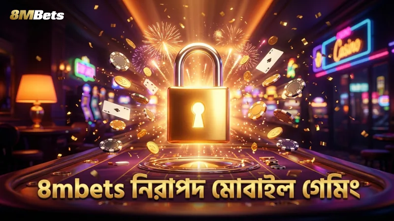 নিরাপদ মোবাইল গেমিং নিশ্চিত করে 8mbets বিশ্বস্ততা বজায় রাখে।