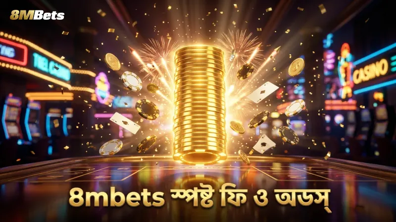 8mbets প্ল্যাটফর্মের অডস এবং ফি স্পষ্টভাবে প্রদর্শিত