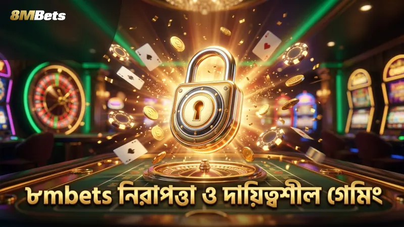 নিরাপত্তা ও দায়িত্বশীল গেমিং নিয়ে ৮mbets-এর স্পষ্ট নীতিমালা।