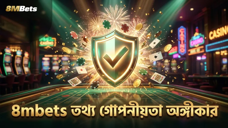 ব্যবহারকারীর তথ্য তৃতীয় পক্ষের সঙ্গে শেয়ার করা হয় না 8mbets-এ