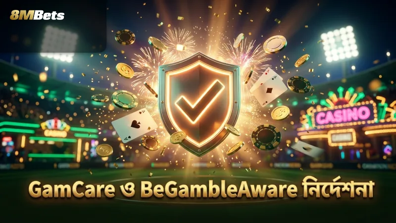 আসক্তি প্রতিরোধে GamCare ও BeGambleAware এর স্বীকৃত নির্দেশনা