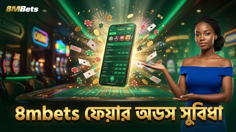 8mbets প্ল্যাটফর্মে নির্ভরযোগ্য ফেয়ার অডস ও বোনাস সুবিধা